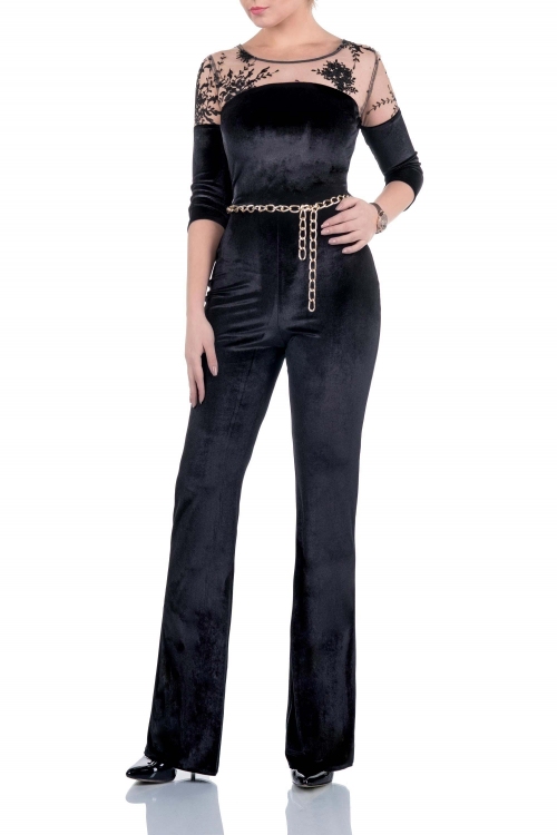 Salopeta din catifea Loly 71045