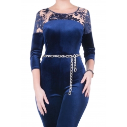 Salopeta din catifea Loly 71045
